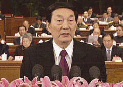 In his government work report to the First Session of the 10th National People's Congress, Zhu said the government should continue to increase investment for developing science, technology and education.