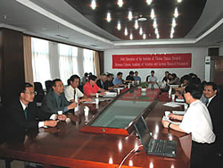 DFG Officials Visit Institute of Tibetan Plateau Research