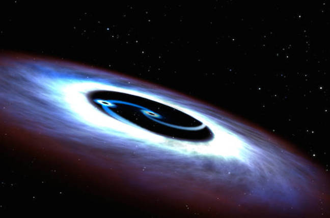 Boffins Clock MONSTER BLACK HOLES inside Quasar-hosting Galaxy near Earth