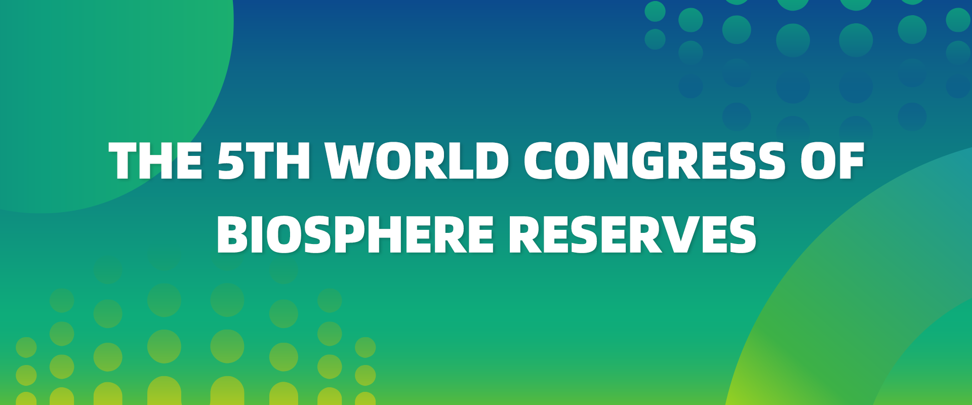 Logo and Website for Biosphere Congress Focus on Harmony with Nature