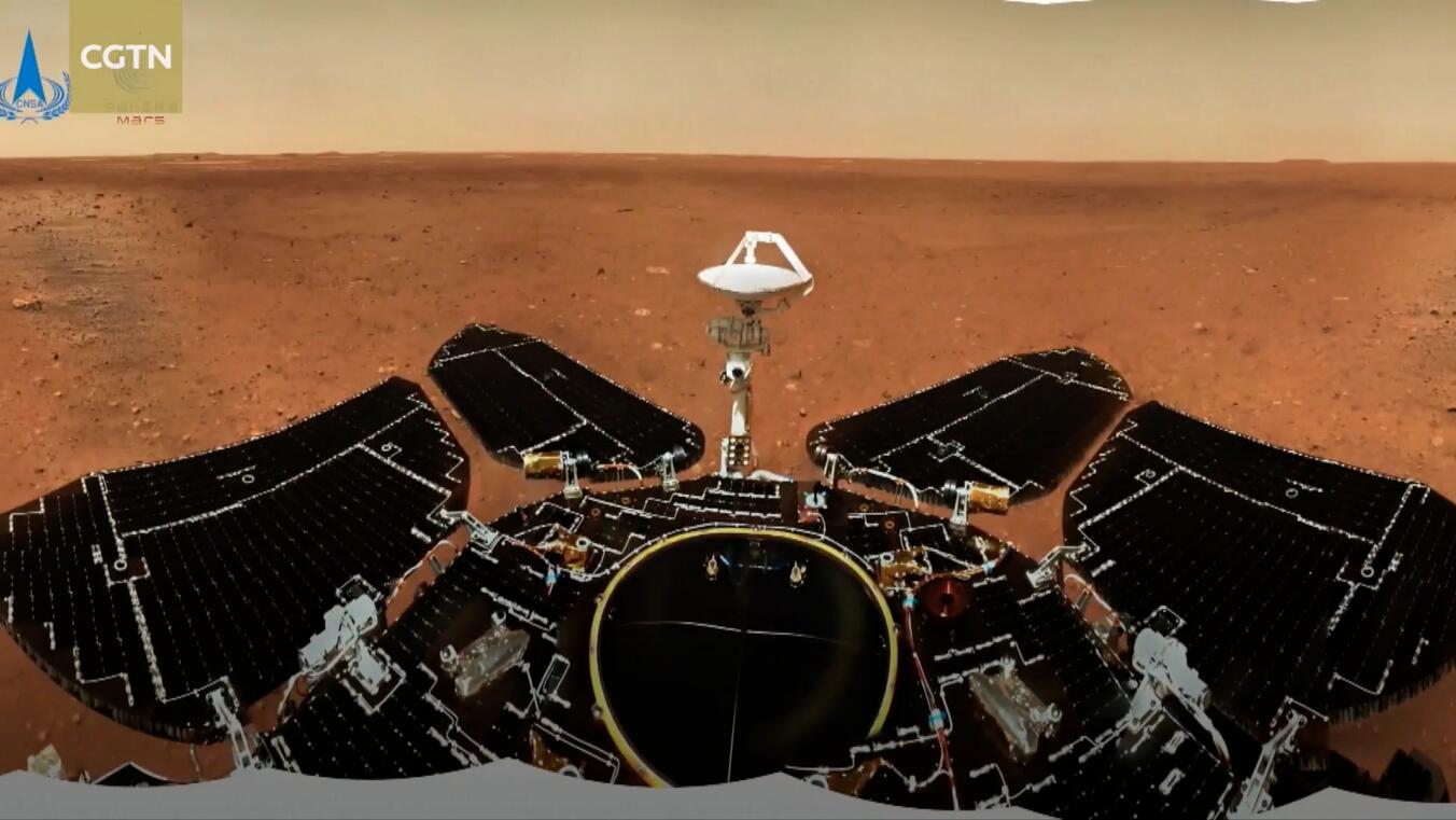 China's Tianwen-1 Spacecraft Captures Stunning Photos of Mars