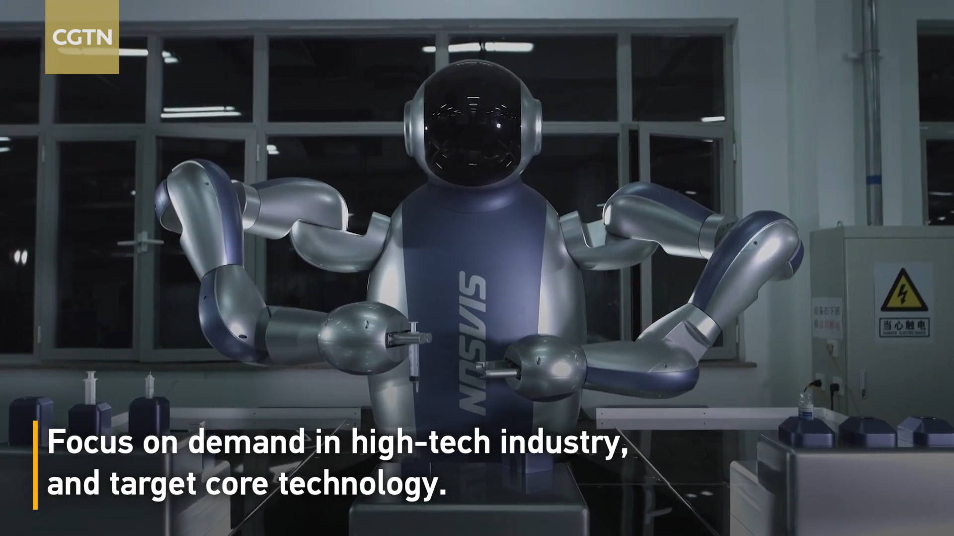 Xi Jinping Inspects Siasun Robot and Automation Co. in Shenyang City