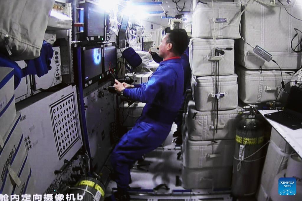 China's Cargo Craft Tianzhou-6 Docks with Space Station Combination