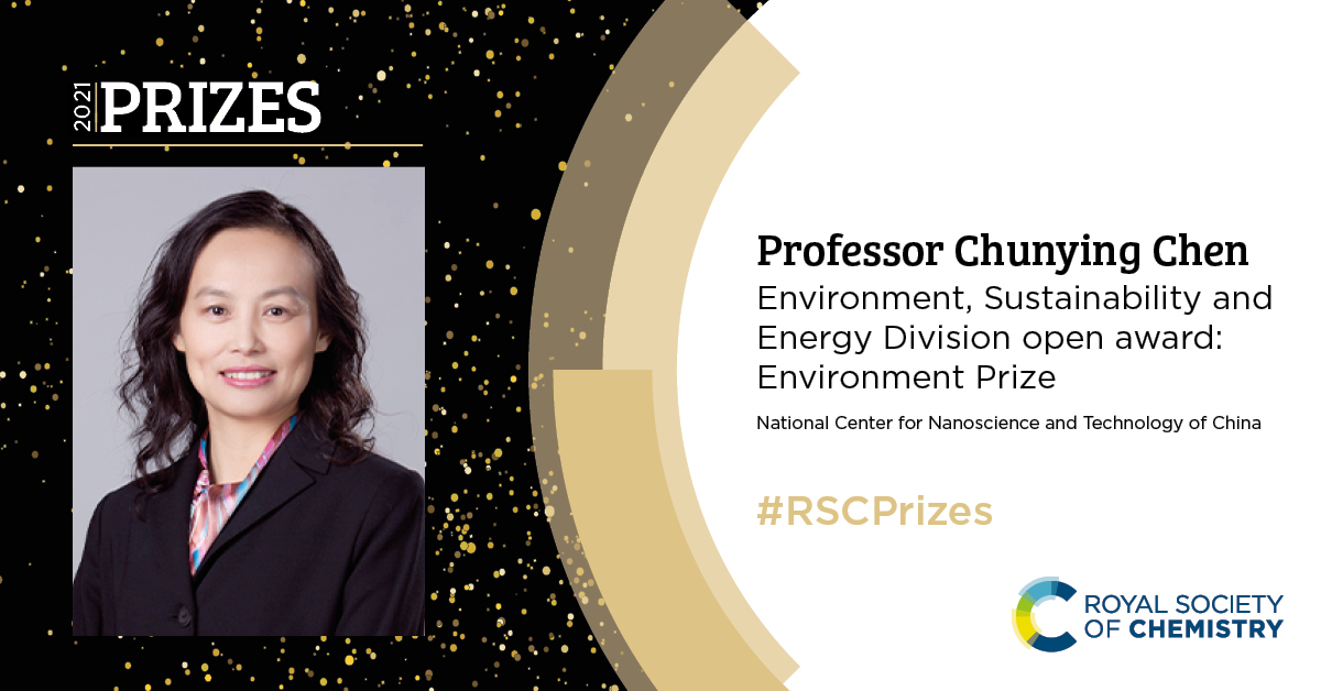 CAS Nano Scientist Wins Royal Society of Chemistry Environment Prize
