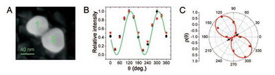 Polarization response of a nanoparticle dimer.