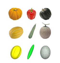 Groovy Fruit: grown and simulated.