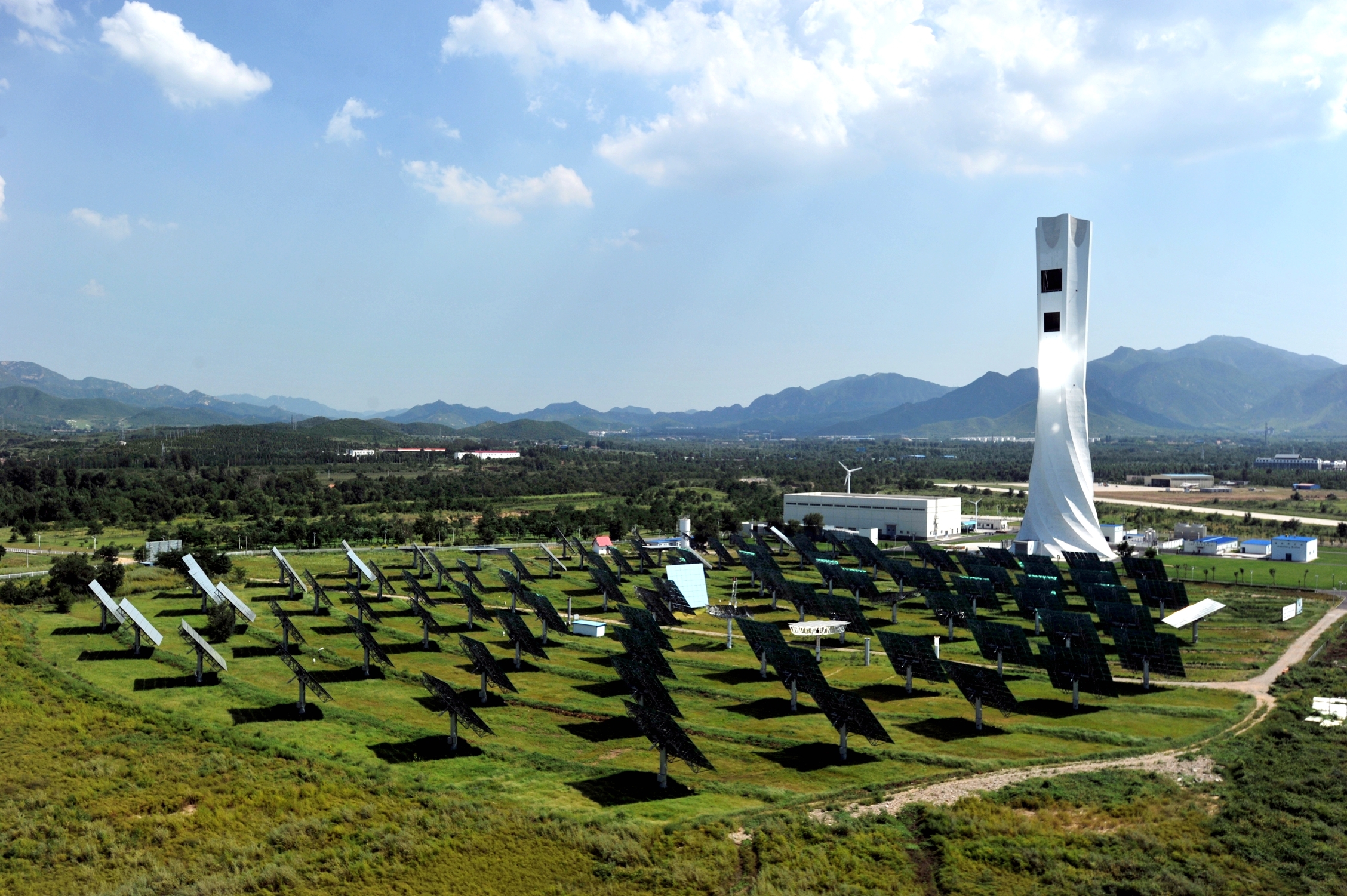 Solar power experimental station of Institute of Electrical Engineering in Yanqing District, Beijing