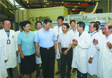 President XI visits CAS