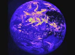 First visible image received from Fengyun-2 C satellite