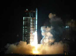 The first of two scientific satellites known as Double Star was blasted off into orbit on the early morning of Dec. 30 from the Xichang Satellite Launch Center in southwest China.