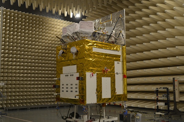 The HXMT probe in an anechoic chamber (IHEP).