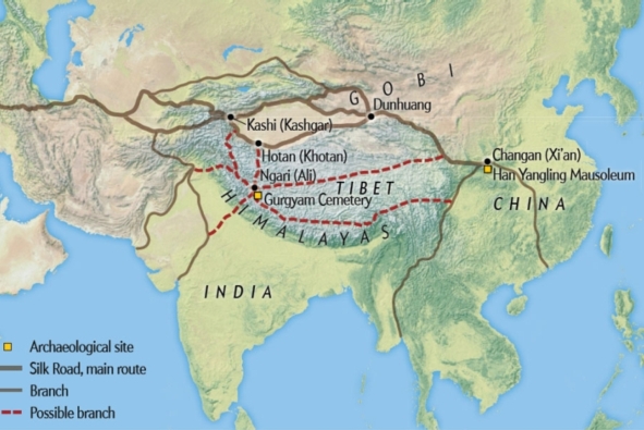 Archaeologists Uncover Another Branch of the Silk Road----Chinese ...