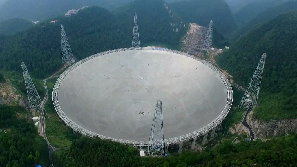 The world's largest single-dish telescope FAST, Guizhou Province, China. /CFP