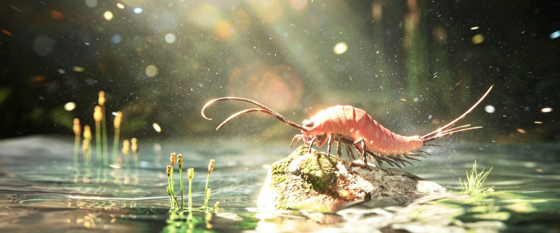 Amphibious Stem-Insect Reveals Early History of Insect Terrestrialization