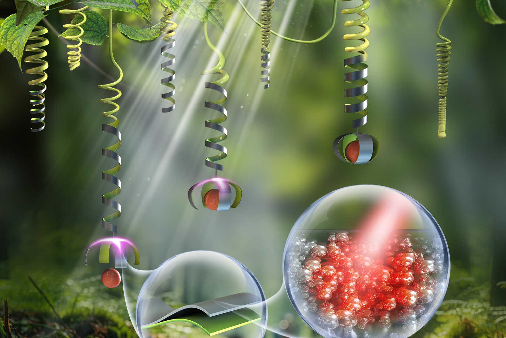 Tendril-like Transformation - Plant-inspired Liquid Metal Actuators Unlock New Potential for Flexible Robotics