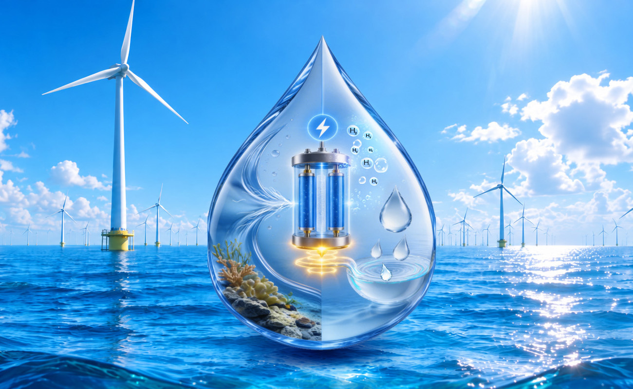 New Strategy Enables Co-production of Hydrogen and Fresh Water from Seawater
