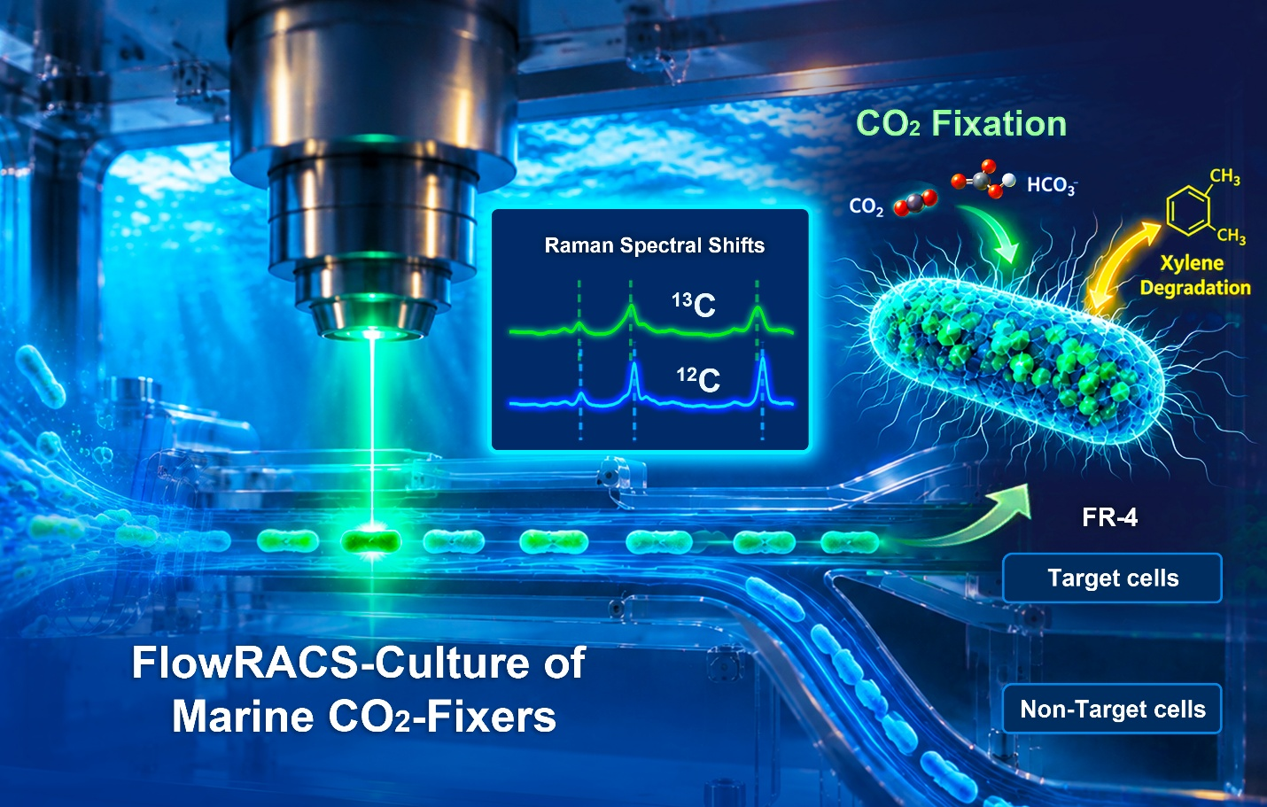 FlowRACS-Based Method Speeds Discovery of Low-Abundance Marine Carbon-Fixing Bacteria