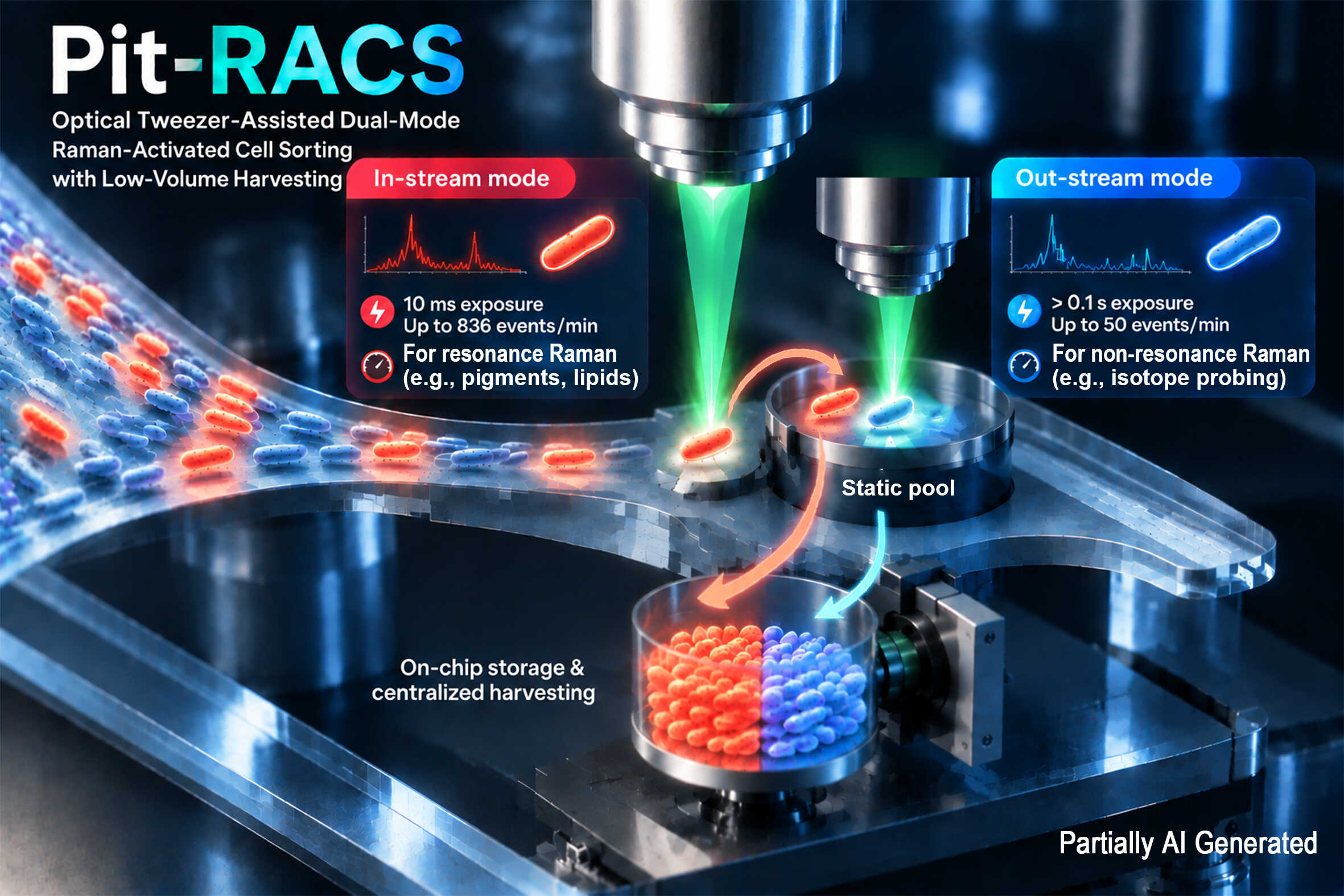 Two-Mode Raman-Activated Cell Sorting Enables Downstream Analysis of Functional Microbes