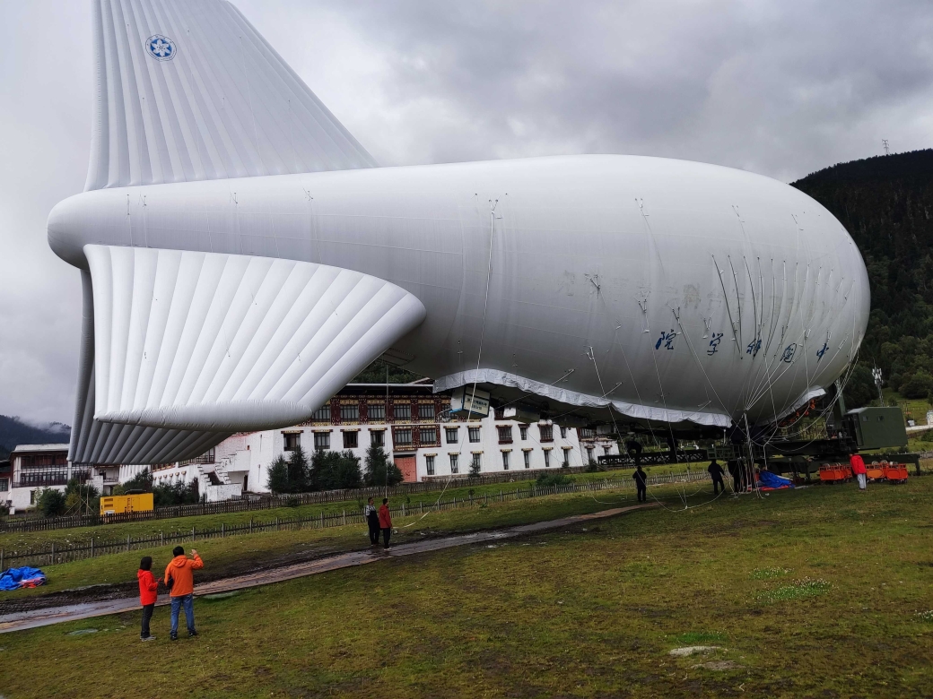 Tethered Balloon Takes Closer Look at Clouds over Qinghai-Tibet Plateau