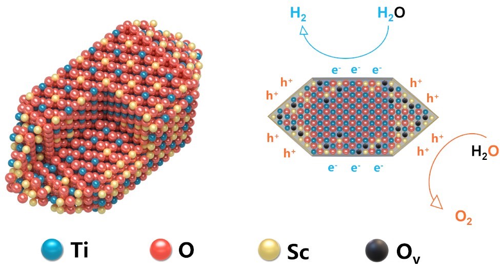 Rare Earth Element-Enhanced TiO<sub>2</sub> Achieves High-Efficiency Photocatalytic Overall Water Splitting