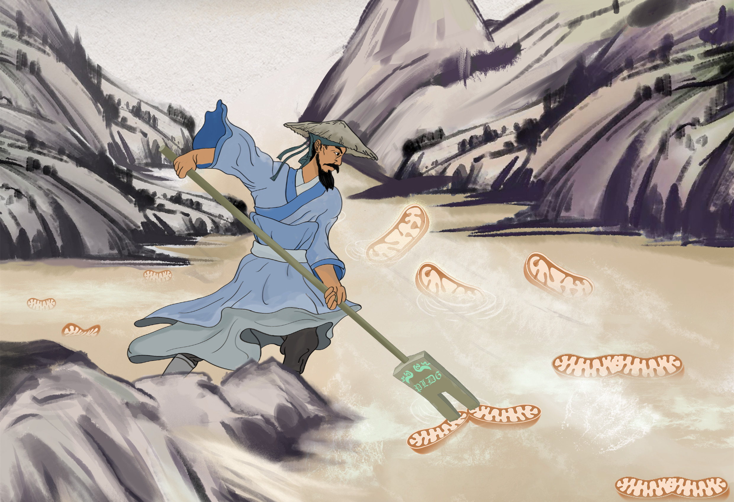 Emperor Yu Tames the Flood (Image by IHB)