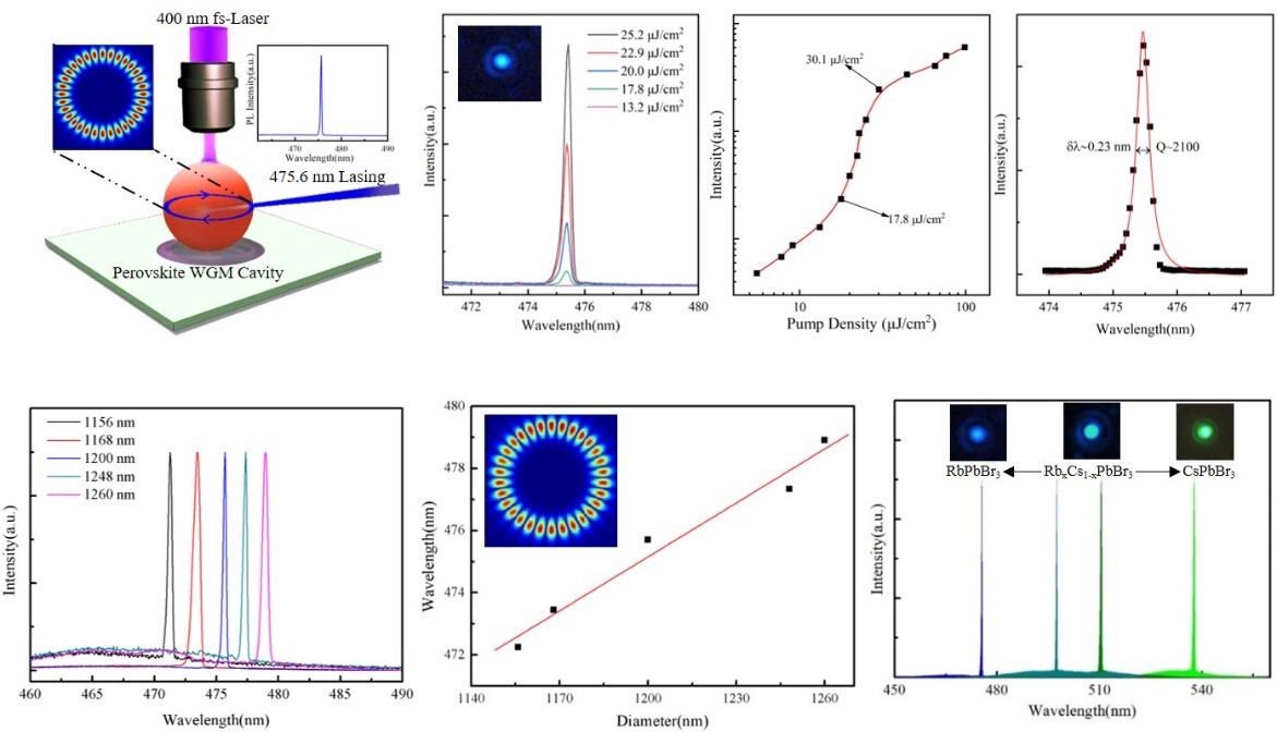 High-quality single-mode nanolaser in RbPbBr3 microsphere